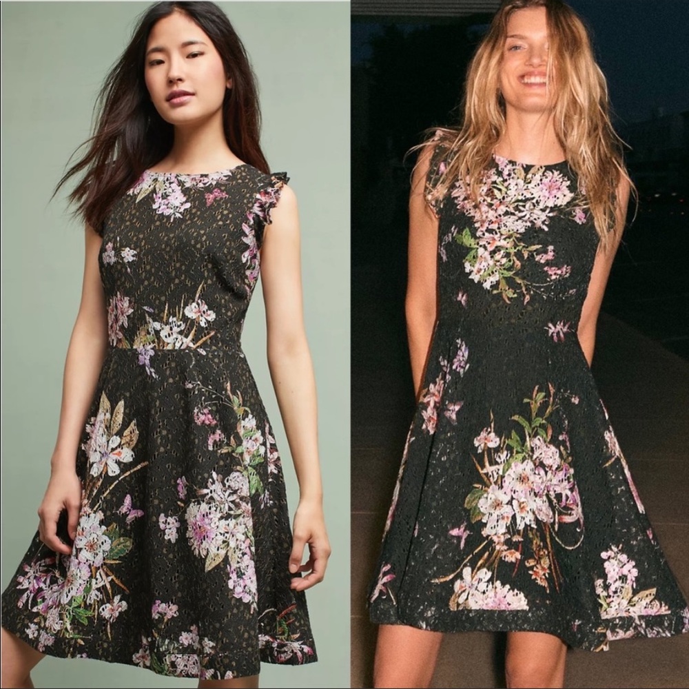 Anthropologie Eri + Ali Nevaeh floral dress